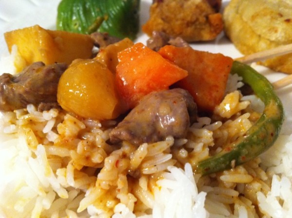 Massaman lamb from Land Restaurant