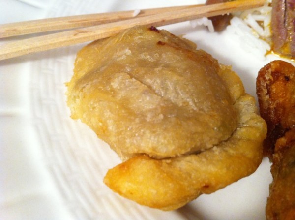 Chicken curry puff from Land Restaurant