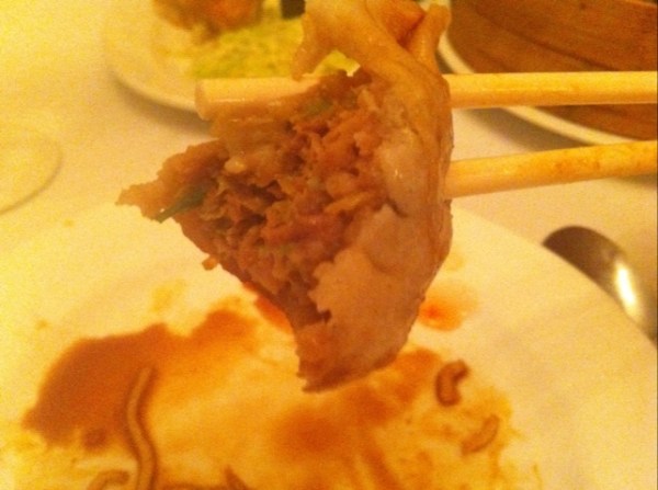 Pork dumplings from Wu Liang Ye