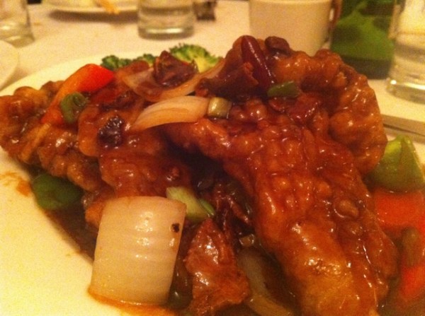 Tangerine beef from Wu Liang Ye