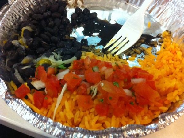 Rice and beans from Calexico