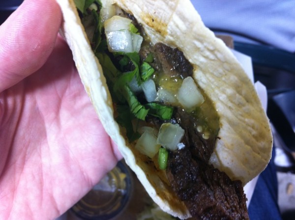 Beef taco at Citi Field