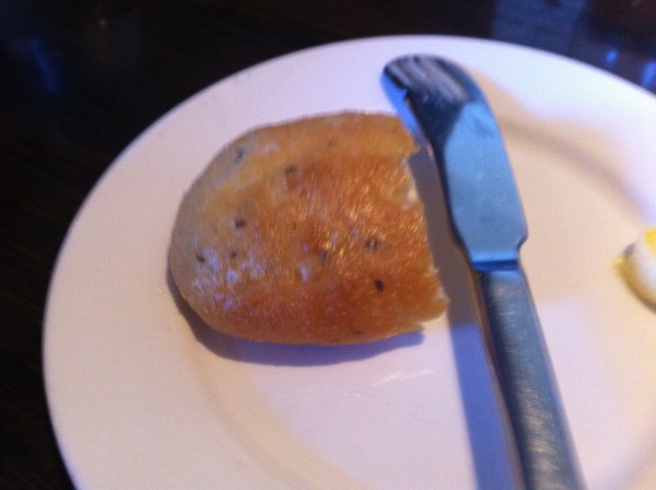 A tasty way to start the meal. 