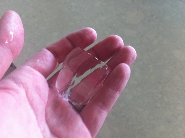 So clear you can barely see it... .